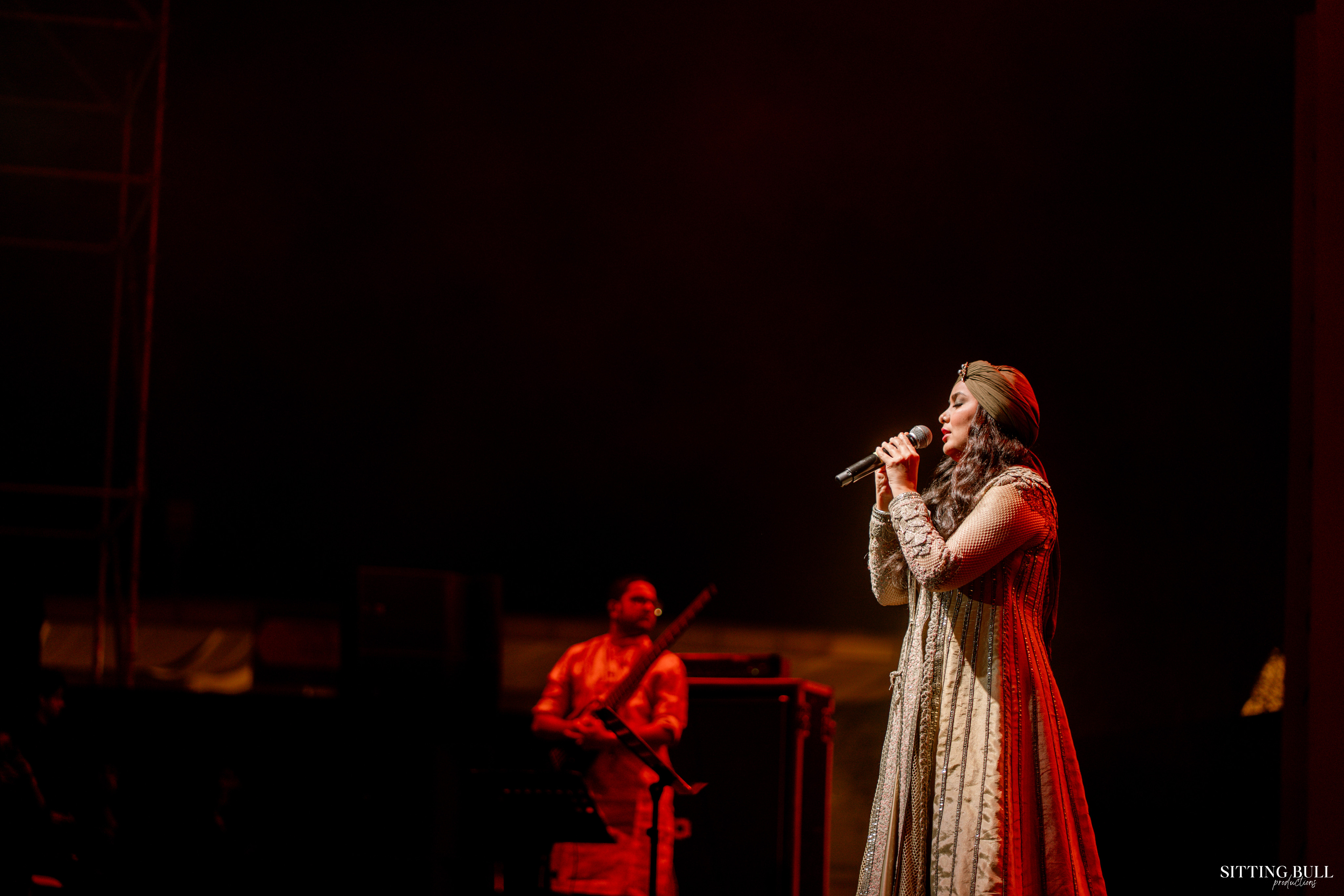 A singer performing at the inaugural Sufi Heritage Festival