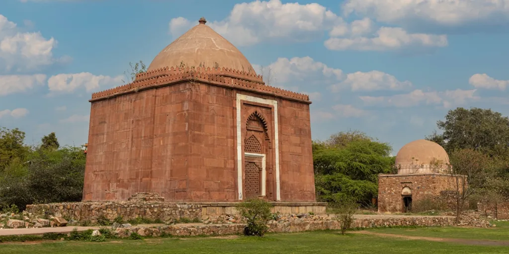 A red sandstone monument in Delhi